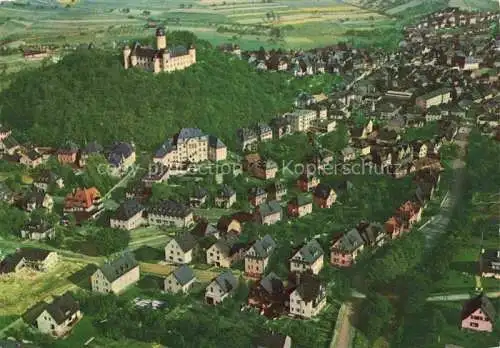 AK / Ansichtskarte  Montabaur Westerwald Fliegeraufnahme mit Schloss