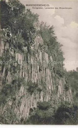 AK / Ansichtskarte  Manderscheid Eifel Horngraben Lavastrom des Mosenberges