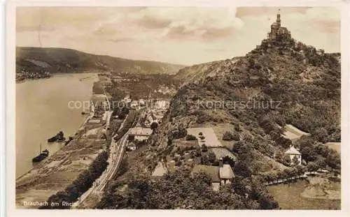 AK / Ansichtskarte  Braubach Rhein Panorama