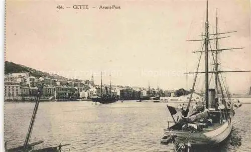 AK / Ansichtskarte  Cette SETE 34 Herault Avant-Port Bâteaux