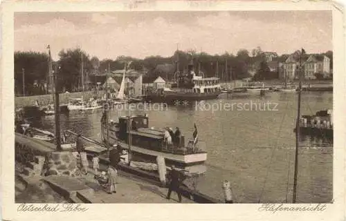 AK / Ansichtskarte  LABOE Ostseebad Hafenansicht