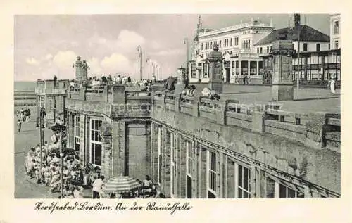 AK / Ansichtskarte  Borkum Nordseebad An der Wandelhalle