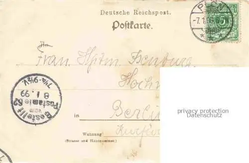 AK / Ansichtskarte  LueBECK Hafen Deutsche Reichspost