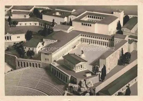 AK / Ansichtskarte  BERLIN Pergamonmuseum Modell der Burg Pergamon Hans Schleif 5. Das Athenaheiligtum