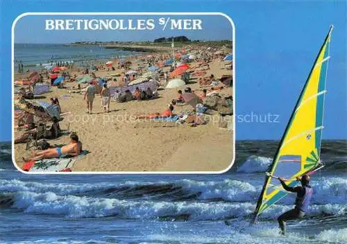 AK / Ansichtskarte  Bretignolles-sur-Mer 85 Vendee La plage des Dunes Windsurfen