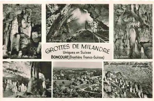 AK / Ansichtskarte  Boncourt  Dellle Porrentruy JU Grottes de Milandre Vue d'ensemble