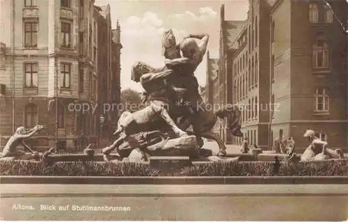 AK / Ansichtskarte  Altona  HAMBURG Blick auf Stuhlmannsbrunnen