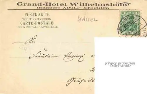 AK / Ansichtskarte  KAssEL Grand Hotel Wilhelmshoehe