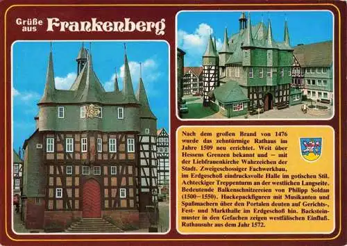 AK / Ansichtskarte  Chronik-AK Frankenberg 