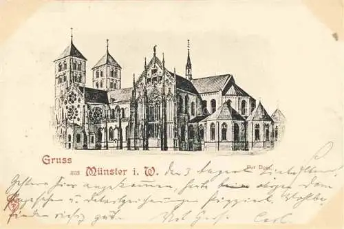 AK / Ansichtskarte  MueNSTER   Westfalen NRW Der Dom