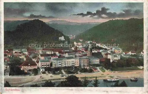 AK / Ansichtskarte  Schandau Bad Saechsische Schweiz Panorama