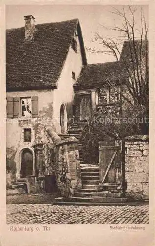 AK / Ansichtskarte  ROTHENBURG   TAUBER Stadtkirchnerwohnung