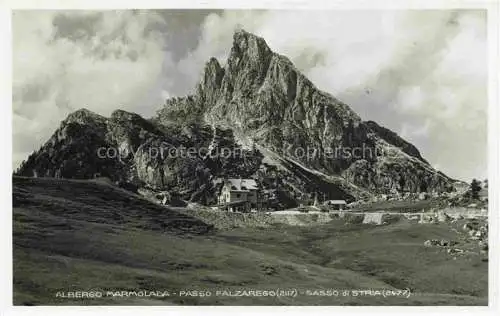 AK / Ansichtskarte  Passo Falzarego 2117m Falzaregopass IT Albergo Marmolada Sasso di Stria