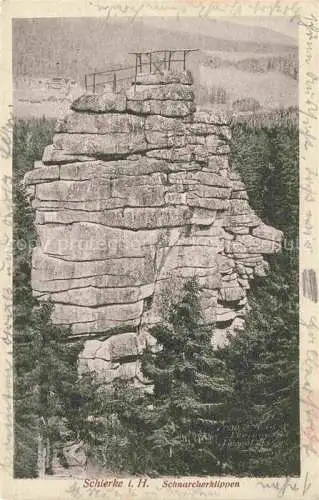 AK / Ansichtskarte  Schierke Harz Schnarcherklippen