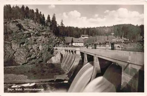 AK / Ansichtskarte  Hoellensteinsee Viechtach Regen Bayern Stauwehr