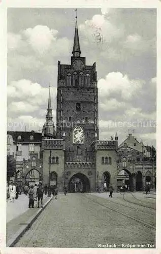 AK / Ansichtskarte  ROSTOCK Kroepeliner Tor