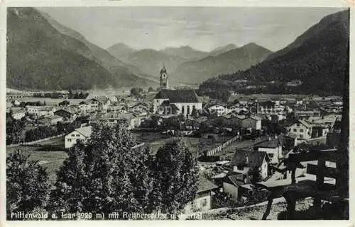 AK / Ansichtskarte  MITTENWALD Bayern mit Reitherspitze und Isartal