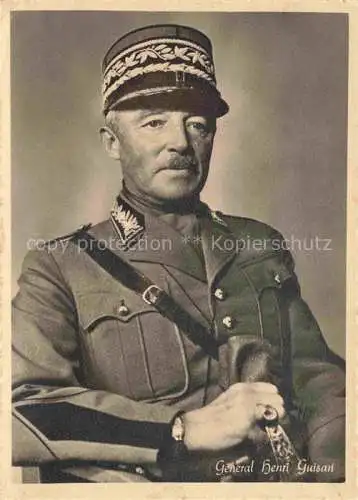 AK / Ansichtskarte  Guisan Henri General Militaria Schweiz 