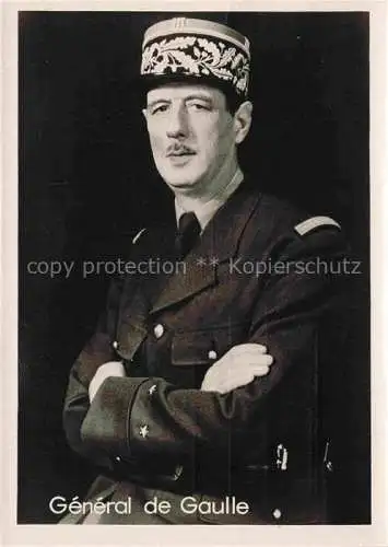 AK / Ansichtskarte  Politik France Paris General de Gaulle 