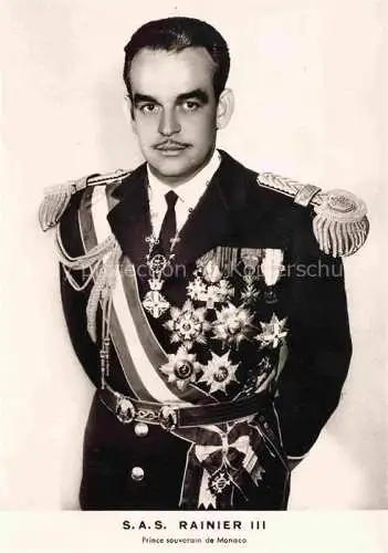 AK / Ansichtskarte  Adel Monaco Fuerstenhaus Rainier III Prince Souverain 