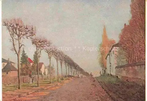 AK / Ansichtskarte  SISLEY Alfred (1839-1899) Kuenstlerkarte la Route Landstrasse