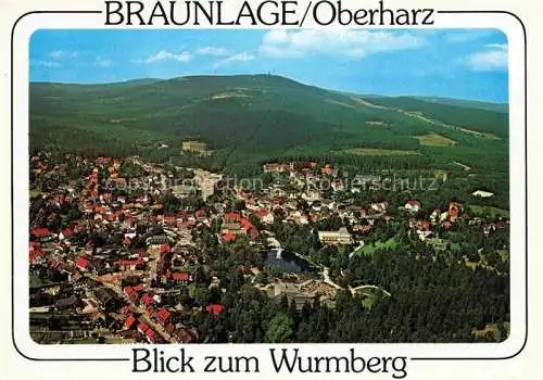 AK / Ansichtskarte  Braunlage Panorama Blick zum Wurmberg