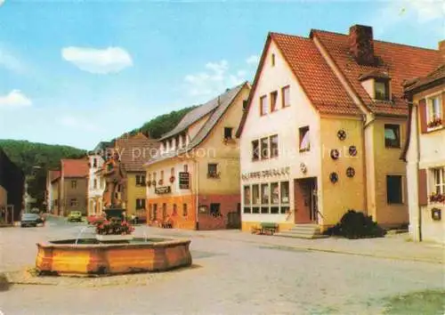 AK / Ansichtskarte  Kasendorf Oberfranken Ortszentrum Brunnen Gasthof