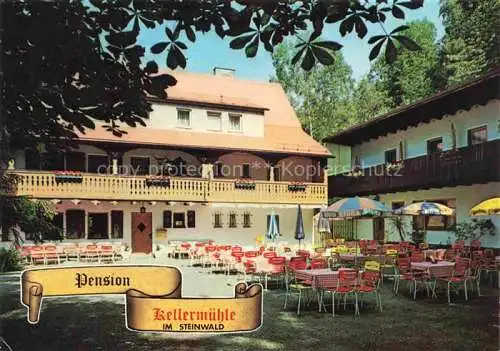 AK / Ansichtskarte  Pullenreuth Ausflugsgaststaette Pension Kellermuehle Terrasse