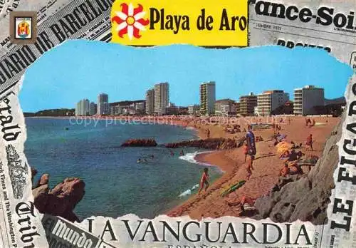 AK / Ansichtskarte  Playa de Aro Cataluna ES Kuestenpanorama Strand