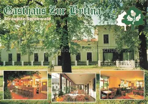 AK / Ansichtskarte  Straupitz Gasthaus zur Byttna im Spreewald Gastraum Theke