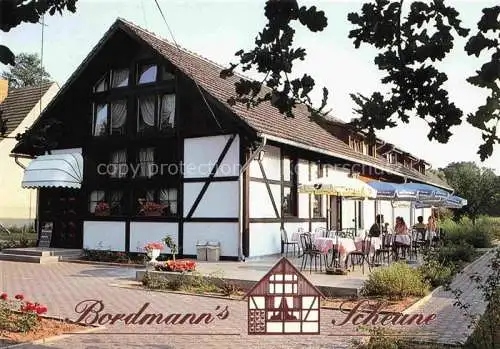 AK / Ansichtskarte  Burg Spreewald Brandenburg Bordmann's Scheune Restaurant Terrasse