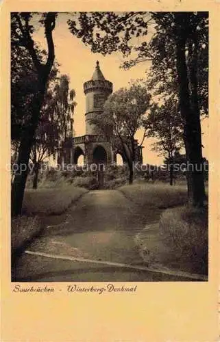 AK / Ansichtskarte  SAARBRueCKEN Winterberg Denkmal