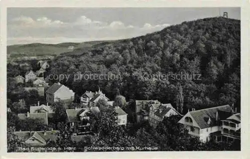 AK / Ansichtskarte  Bad Suderode Schwadderberg mit Kurhaus