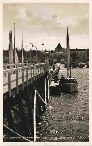 AK / Ansichtskarte  Timmendorfer Strand Timmendorferstrand Timmendorf An der Seebruecke