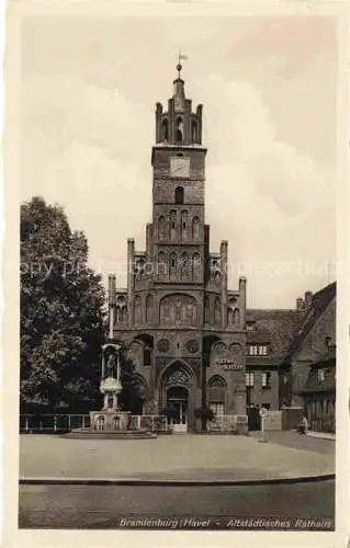 AK / Ansichtskarte  BRANDENBURG  HAVEL Althistorisches Rathaus