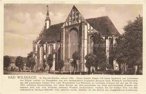 AK / Ansichtskarte  Bad Wilsnack Brandenburg St Nicolai Kirche