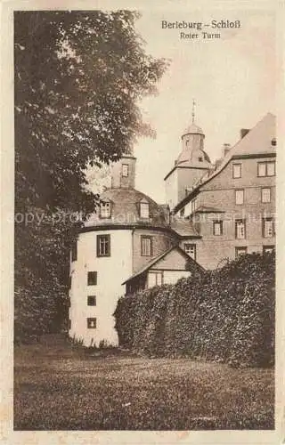 AK / Ansichtskarte  Berleburg Bad NRW Schloss Roter Turm