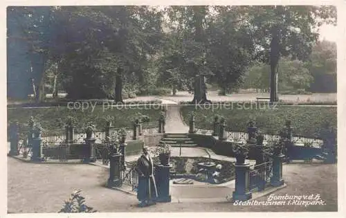 AK / Ansichtskarte  Homburg  BAD HOMBURG Stahlbrunnen im Kurpark