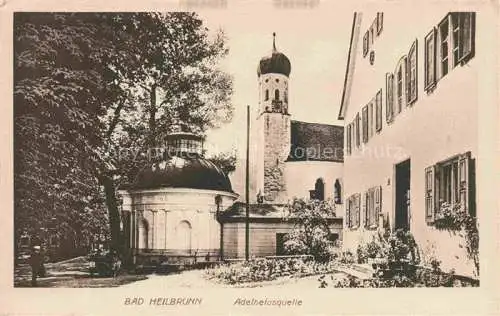 AK / Ansichtskarte  Bad Heilbrunn Adelheidsquelle Kirche