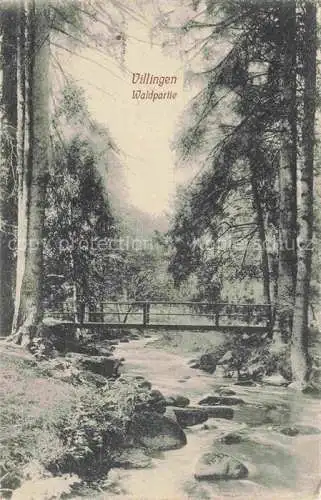 AK / Ansichtskarte  VILLINGEN -SCHWENNINGEN BW Waldpartie Feldpost
