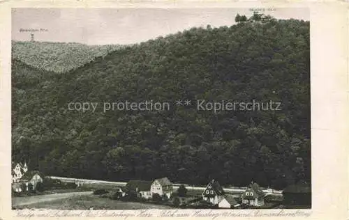 AK / Ansichtskarte  Bad Lauterberg mit Hausberg und Bismarckturm