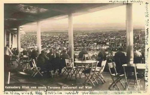 AK / Ansichtskarte  Kahlenberg  Wien AT Blick vom neuen Terrassen Restaurant