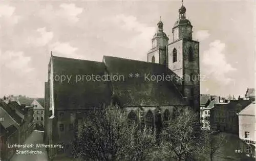 AK / Ansichtskarte  WITTENBERG  Lutherstadt Stadtkirche