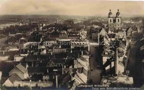 AK / Ansichtskarte  WITTENBERG  Lutherstadt Blick vom Schlosskirchturm