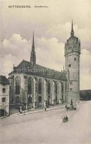 AK / Ansichtskarte  WITTENBERG  Lutherstadt Schlosskirche