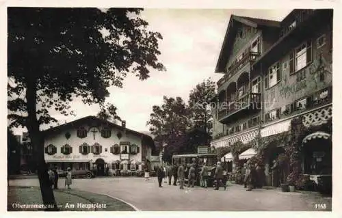 AK / Ansichtskarte  OBERAMMERGAU Am Hauptplatz