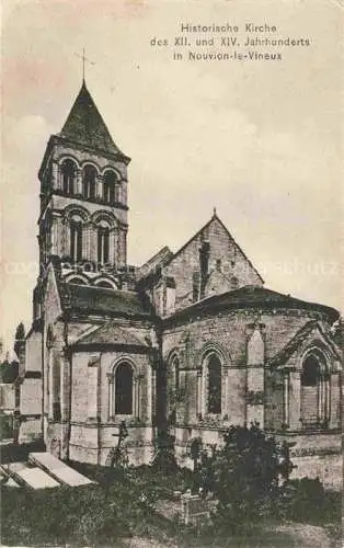 AK / Ansichtskarte  Nouvion-le-Vineux LAON 02 Aisne Historische Kirche