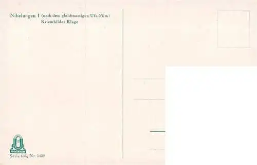 AK / Ansichtskarte  Verlag UFA Nr. 5438 Nibelungen 1 Kriemhildes Klage