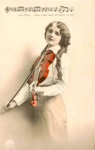 AK / Ansichtskarte  Foto RKL Nr. 5761/4 Frau Violine