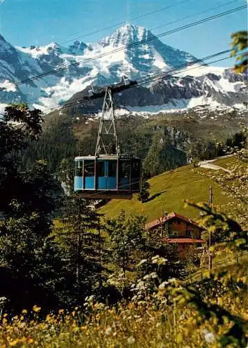 AK / Ansichtskarte  Seilbahn Cable-Car Telepherique Muerren Schilthorn Breithorn 